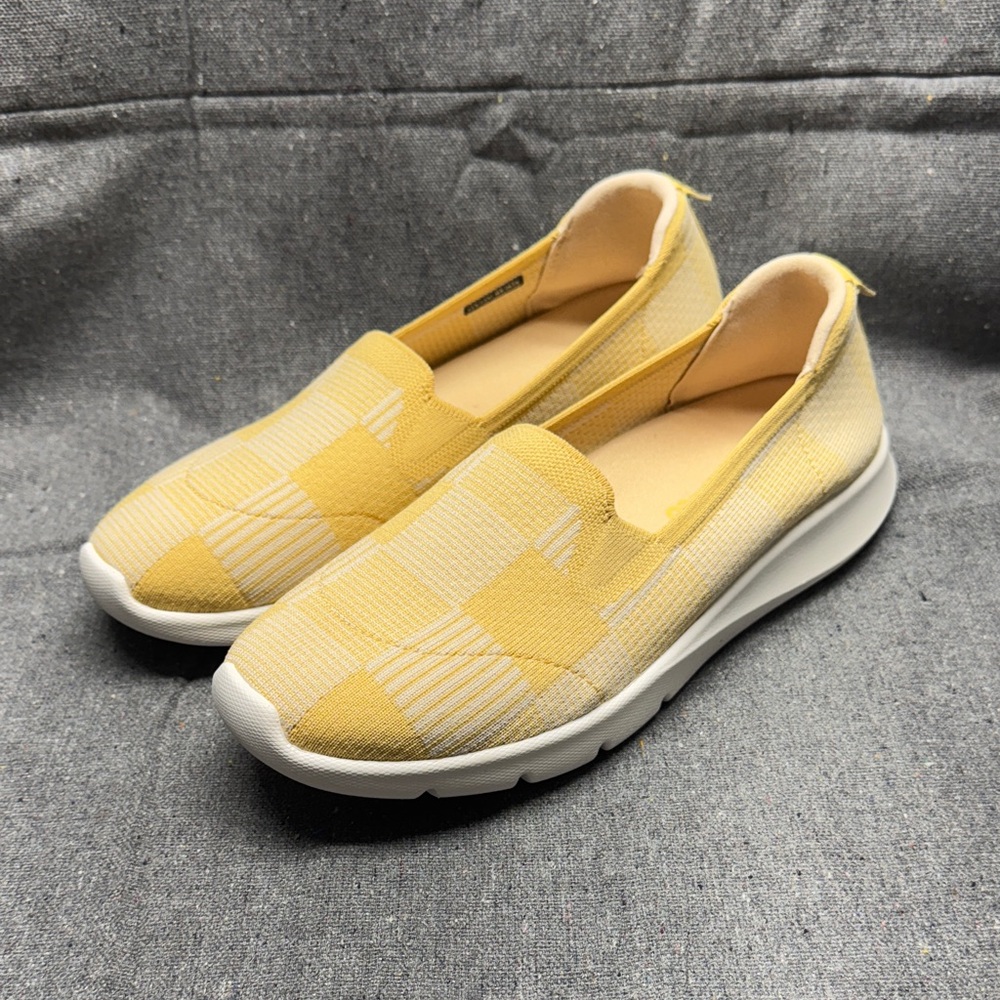 Yellow Plaid Women's Flats